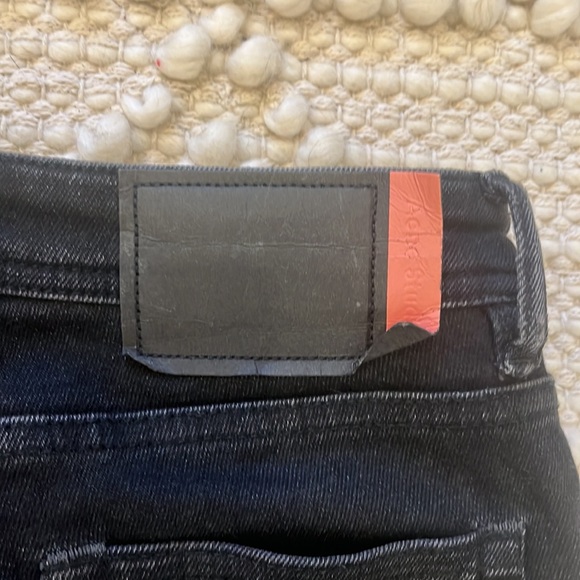 Acne studios Peg jeans in used black - Picture 9 of 9